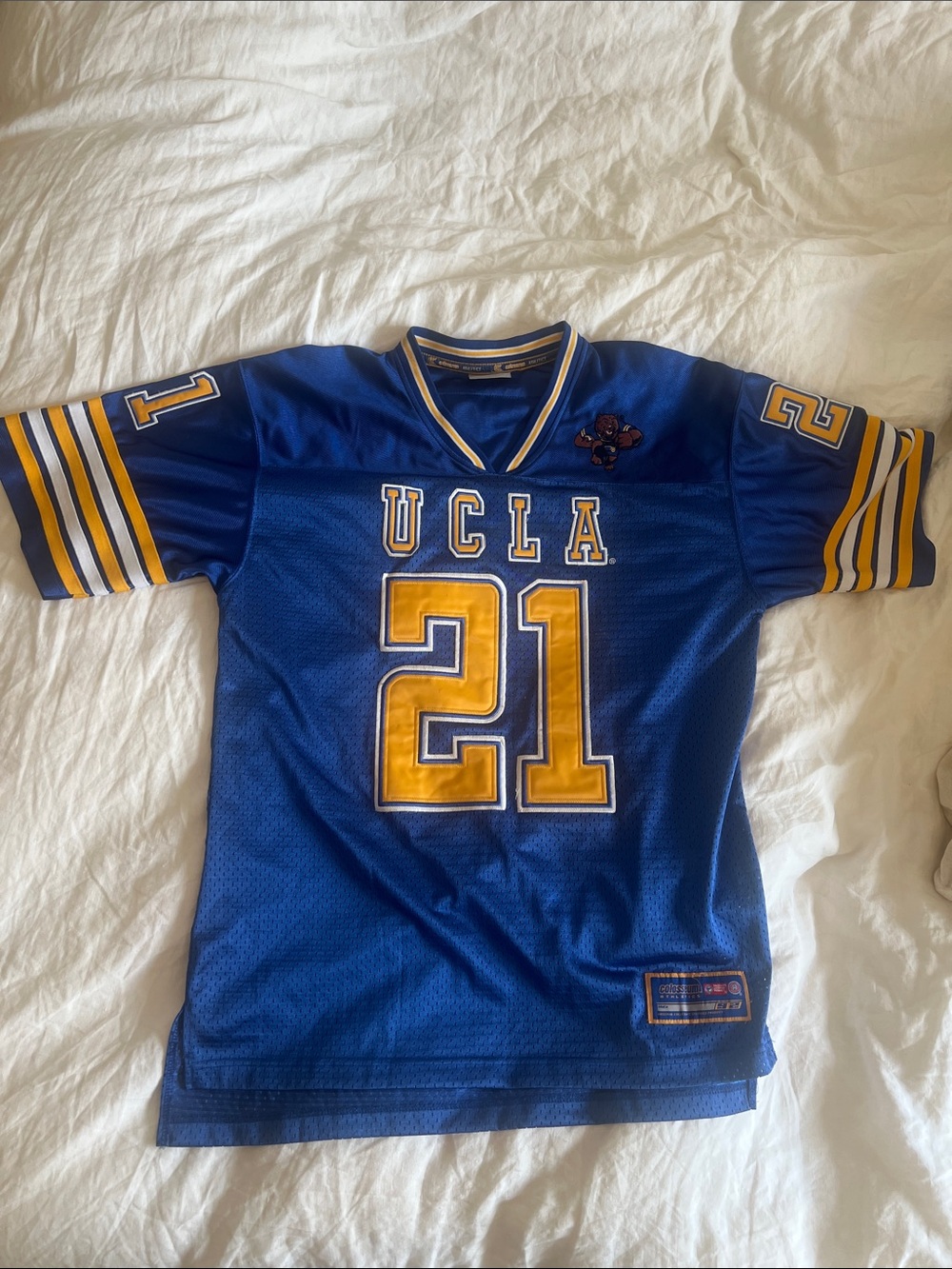 Blue & Gold #21 Football Jersey